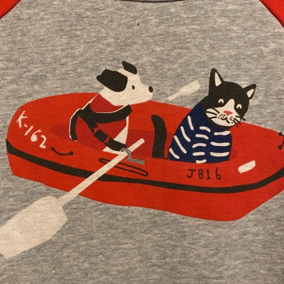 Mini Boden | Cat & Dog Lifeboat Sweatshirt - Picture 3 of 7